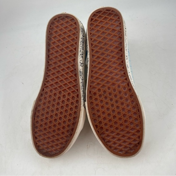 👞Vans Men’s Save Our Planet SK8 Reissue-SZ 9-Off-White Canvas Hi Top Sneaker - Picture 11 of 14